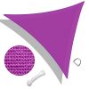 28' x 28' x 28' Triangle Sun Shade Sail/ Red Purple