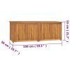 Patio Box 59.1"x19.7"x21.7" Solid Wood Teak