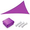 28' x 28' x 28' Triangle Sun Shade Sail/ Red Purple