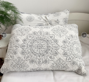 Pure Cotton Quilted Pillow Case (Option: 2 Style-50X70cm)