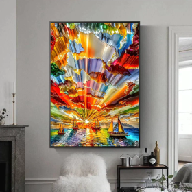 Fashionable Living Room Decoration Painting (Option: Picture color-40x60cm)