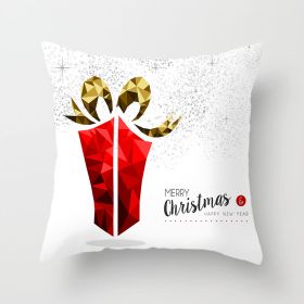 Christmas Household Pillow Cushion Pillowcase (Option: DRD210 9-45x45cm)