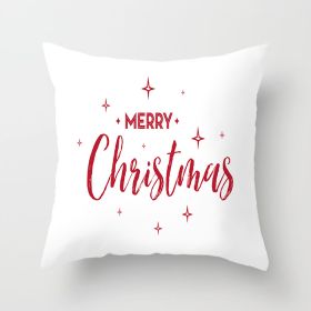 Christmas Household Pillow Cushion Pillowcase (Option: DRD210 5-45x45cm)