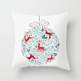 Christmas Household Pillow Cushion Pillowcase (Option: DRD210 25-45x45cm)