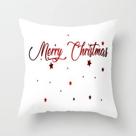 Christmas Household Pillow Cushion Pillowcase (Option: DRD210 7-45x45cm)