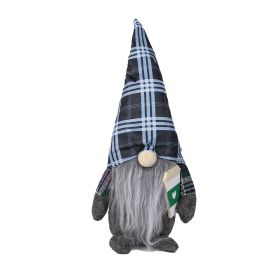 Faceless Doll Coffee Rudolf Ornaments (Option: Plaid Hat Style)