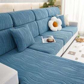 Four Seasons Universal Non-slip All-inclusive Stretch Sofa Cover (Option: Blue-M Code)