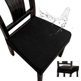 T-type Polyester Waterproof Chair Cover (Option: Black-50*50*8)