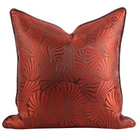 Green Wine Red Silver Grey PillowCase American Throw Pillow (Option: New Wine Red-Pillow-60x60cm)