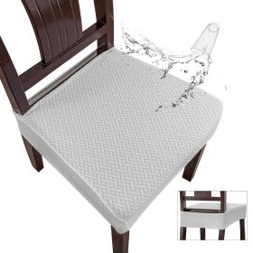 T-type Polyester Waterproof Chair Cover (Option: White-50*50*8)