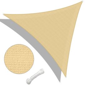 25' x 25' x 25' Triangle Sun Shade Sail/Sand (Warehouse: LA01)