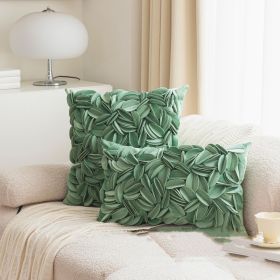 Ins Style Handmade Decorative Pillowcase Cover (Option: Jasper color-45x45cm)