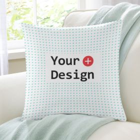 POD Home Fashion Simple Pillow Cover Customized Contact Business (Option: Photo Color-14x14inch)