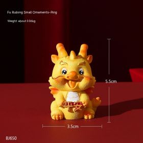 Dragon Year Festive Cute Resin Dragon Decoration (Option: B Type Of Peace)