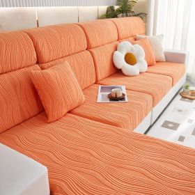 Four Seasons Universal Non-slip All-inclusive Stretch Sofa Cover (Option: Orange-L Code)