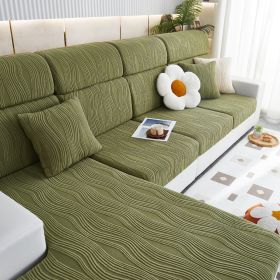 Four Seasons Universal Non-slip All-inclusive Stretch Sofa Cover (Option: Green-L Code)
